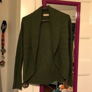 Faded Glory Olive Green Cardigan